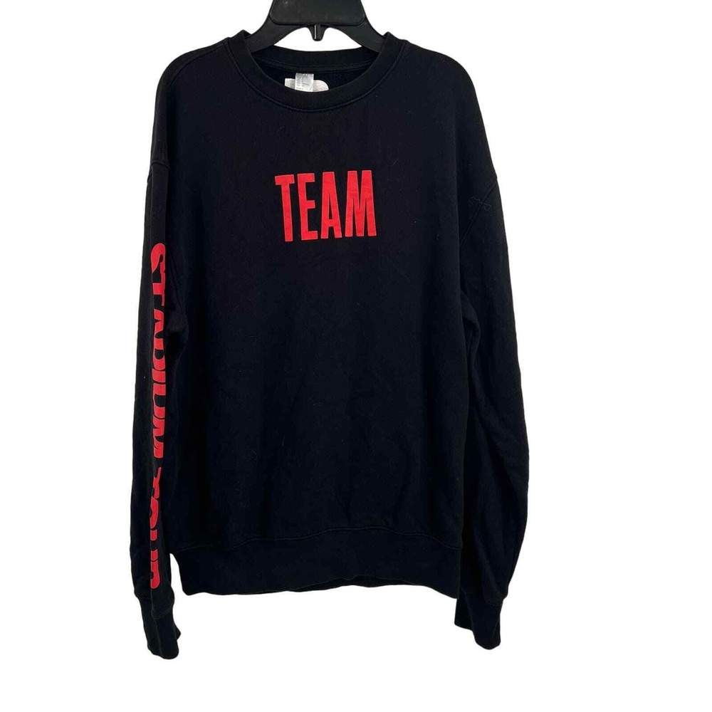 Justin Bieber Sweatshirt 2017 Stadium Tour Team Bieber Size Small‎ Oversized
